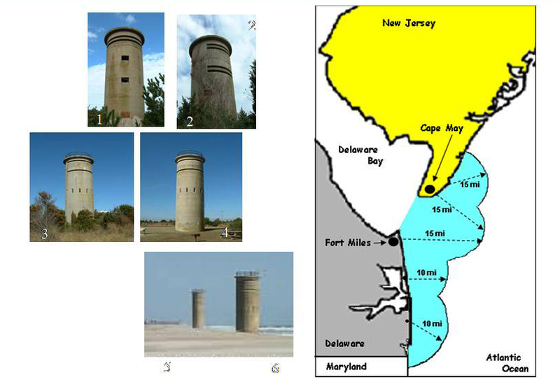 Fort Miles' towers enabled a farther view of the sea. SOURCE SUBMITTED